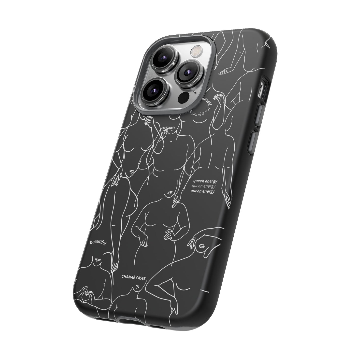 Love Your Body iPhone "Tough" Case (Black)