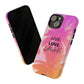 Live Life iPhone "Tough" Case (Pink)