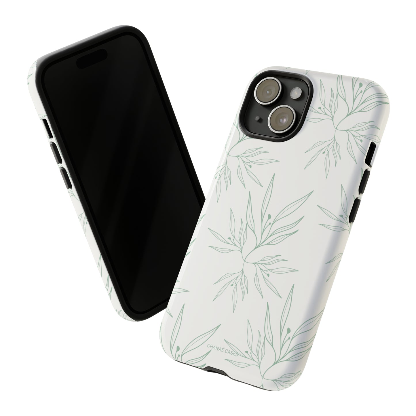 Zinnia iPhone "Tough" Case (White)