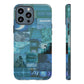 Dayjuh Aesthetic iPhone "Tough" Case (Blue)