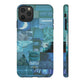 Dayjuh Aesthetic iPhone "Tough" Case (Blue)