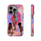 Carnival Queens Only iPhone "Tough" Case (Pink)