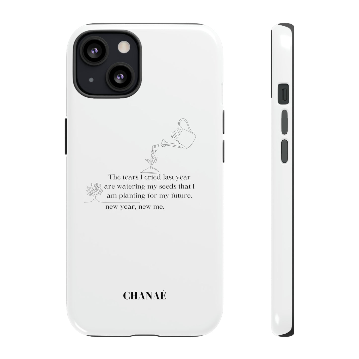 Last Year's Tears iPhone "Tough" Case (White)