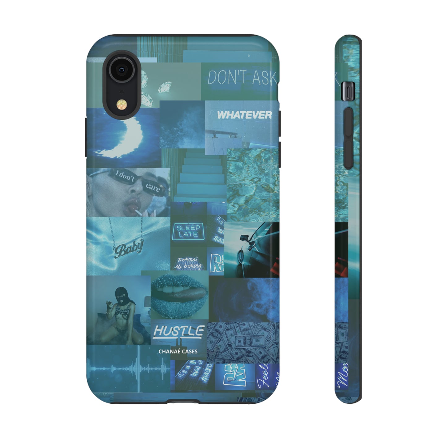 Dayjuh Aesthetic iPhone "Tough" Case (Blue)