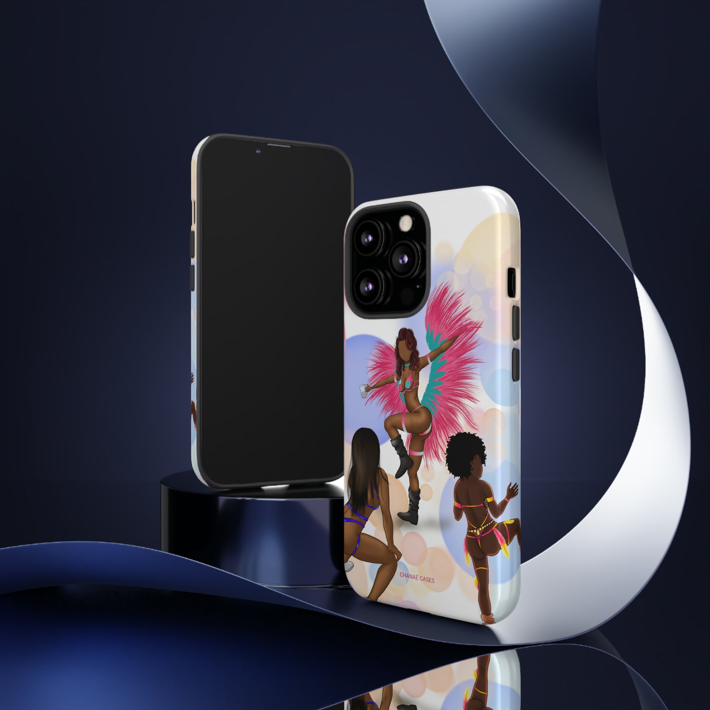 Carnival Queens Only iPhone "Tough" Case (White)