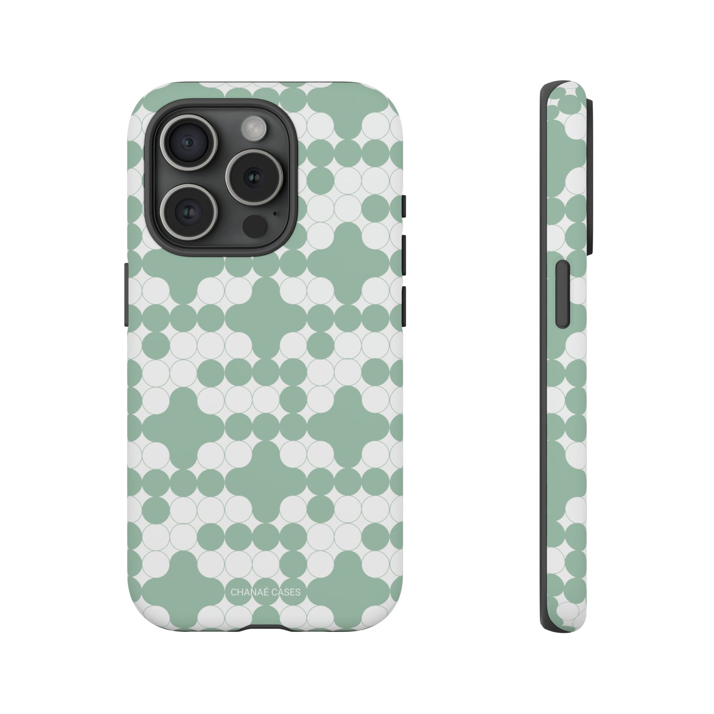 Enzyme iPhone "Tough" Case (Grayed Jade/White)