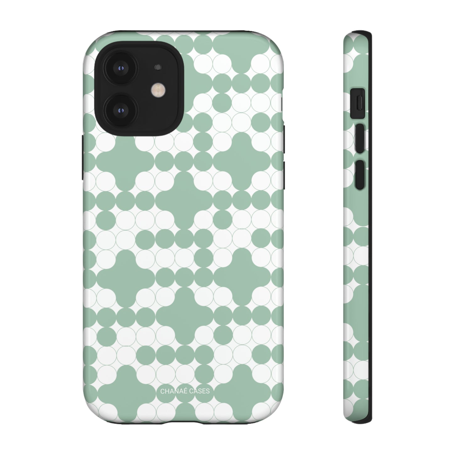 Enzyme iPhone "Tough" Case (Grayed Jade/White)