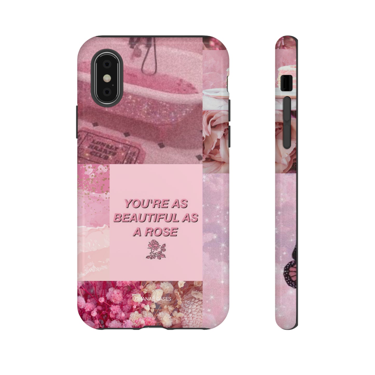 Beautiful Rose iPhone "Tough" Case (Pink)