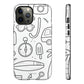 Are we there yet? iPhone "Tough" Case (White)