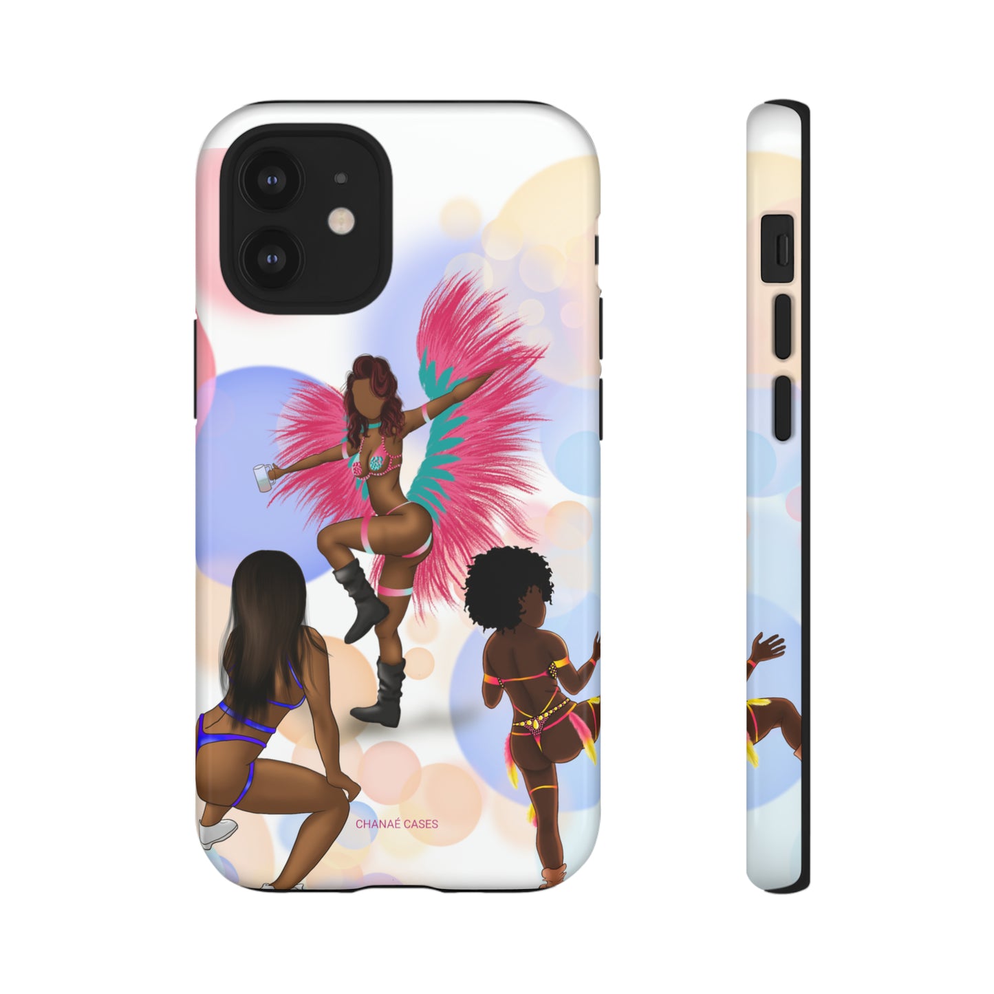 Carnival Queens Only iPhone "Tough" Case (White)