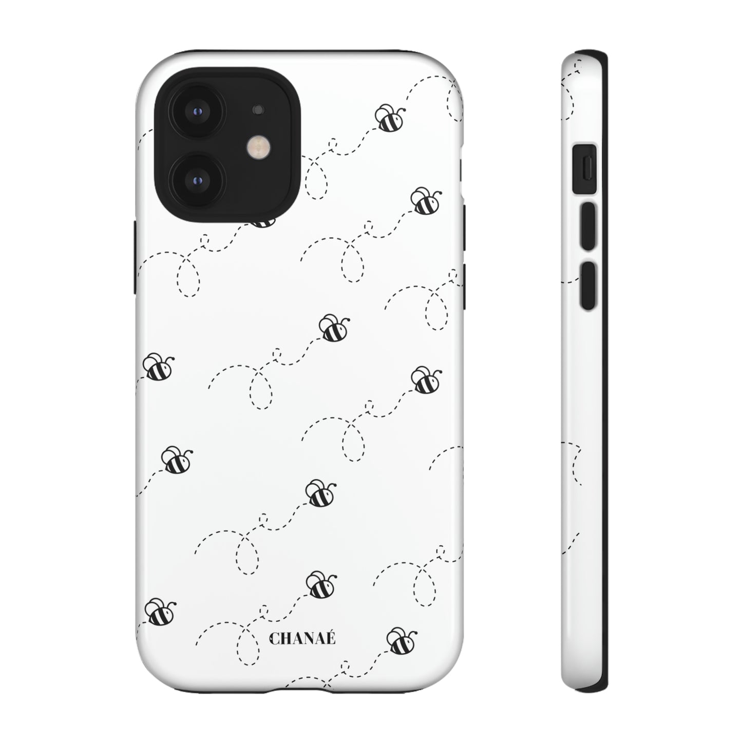 Buzzing iPhone "Tough" Case (White)