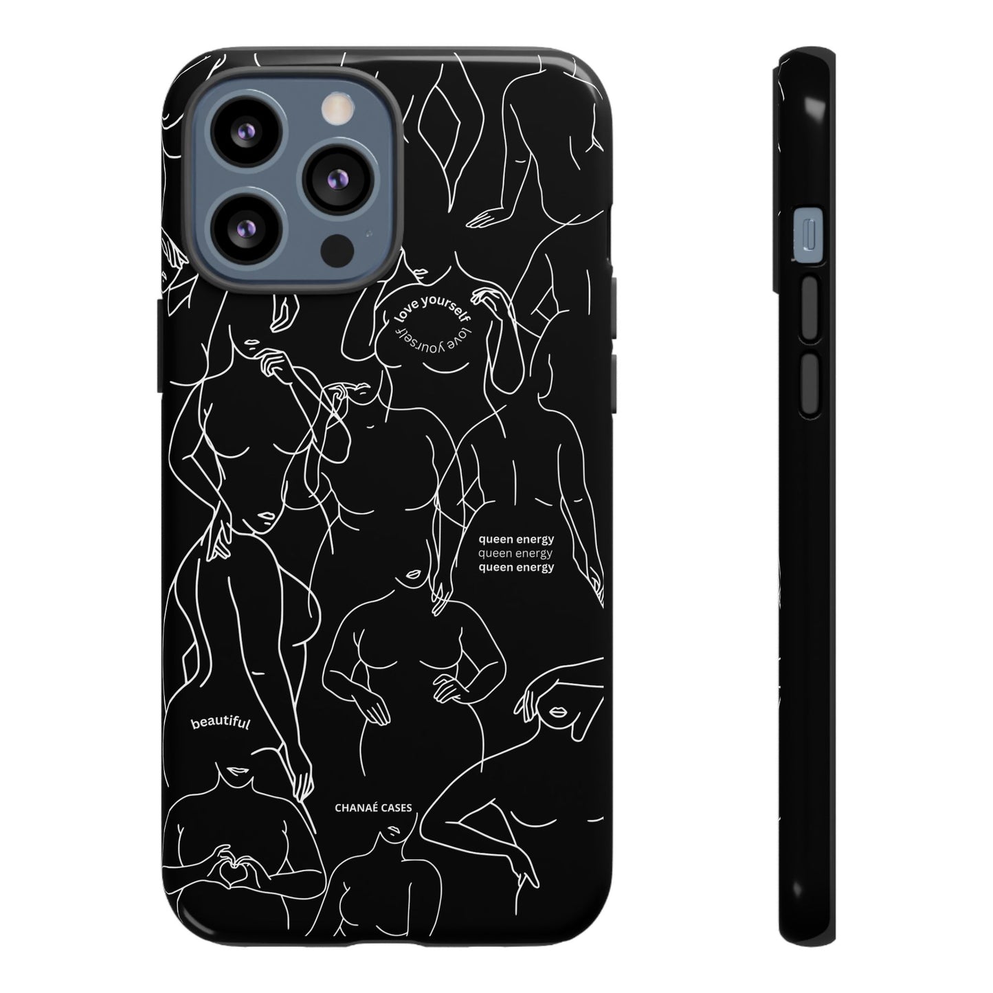 Love Your Body iPhone "Tough" Case (Black)