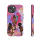 Carnival Queens Only iPhone "Tough" Case (Pink)