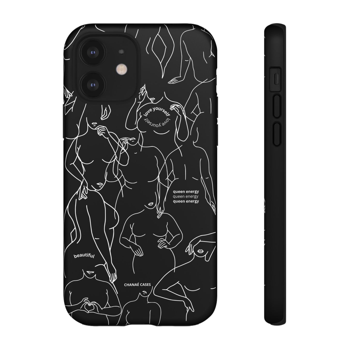 Love Your Body iPhone "Tough" Case (Black)