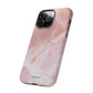 Bri Marble iPhone "Tough" Case (Pink)