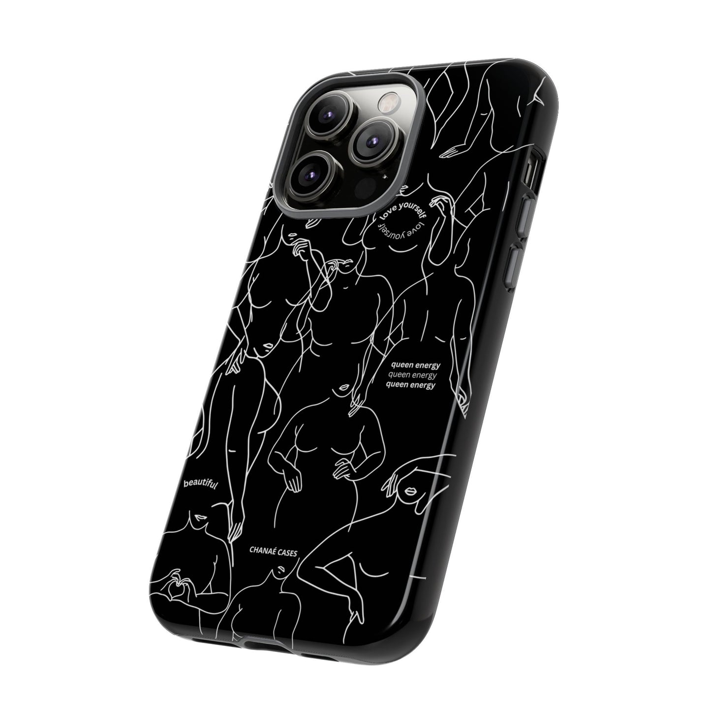 Love Your Body iPhone "Tough" Case (Black)