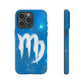 Virgo iPhone "Tough" Case (Blue)