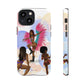 Carnival Queens Only iPhone "Tough" Case (White)