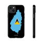 Your Country's Map or Flag iPhone "Tough" Case (Black) - Customisable