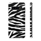 Zebra Print iPhone "Tough" Case (White/Black)