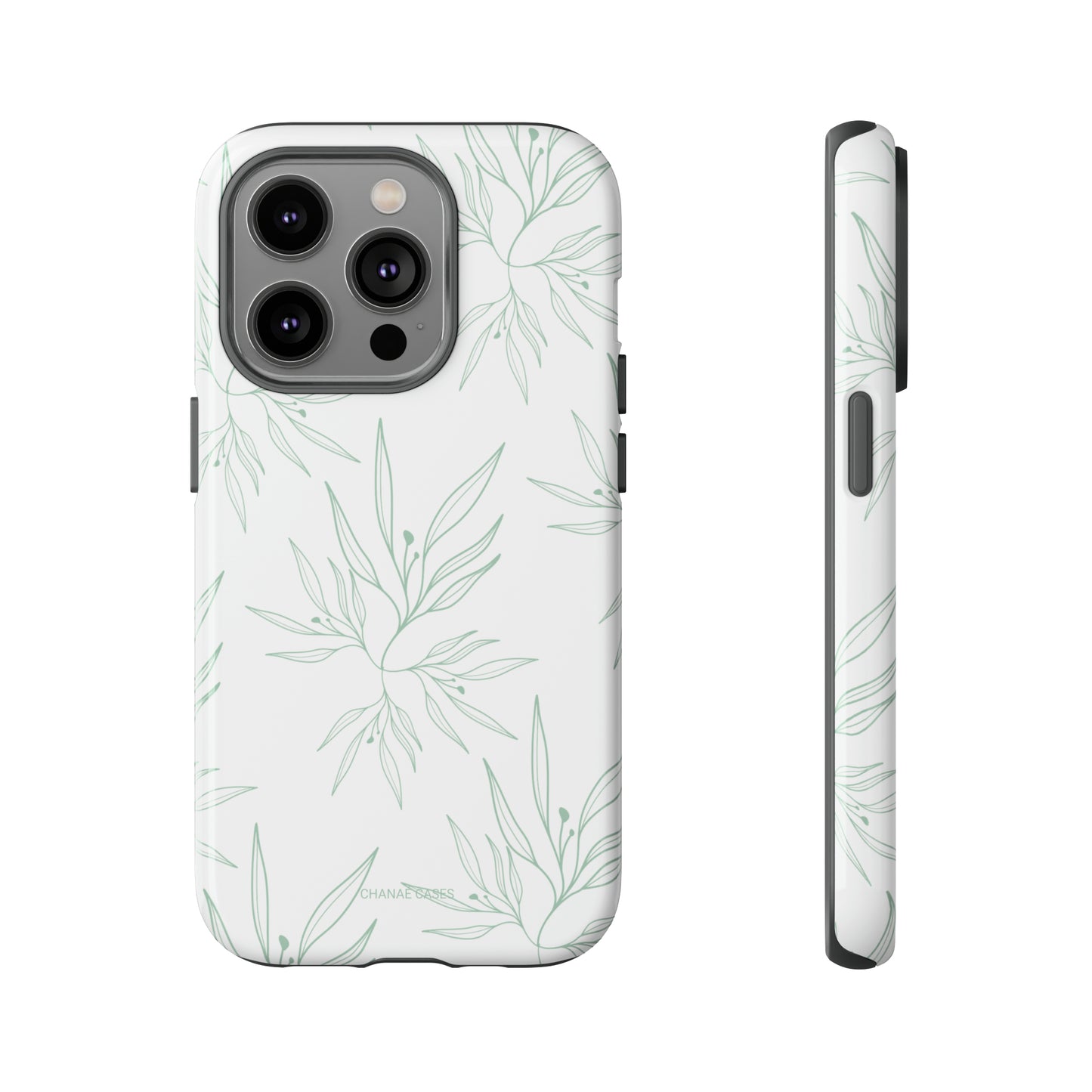 Zinnia iPhone "Tough" Case (White)