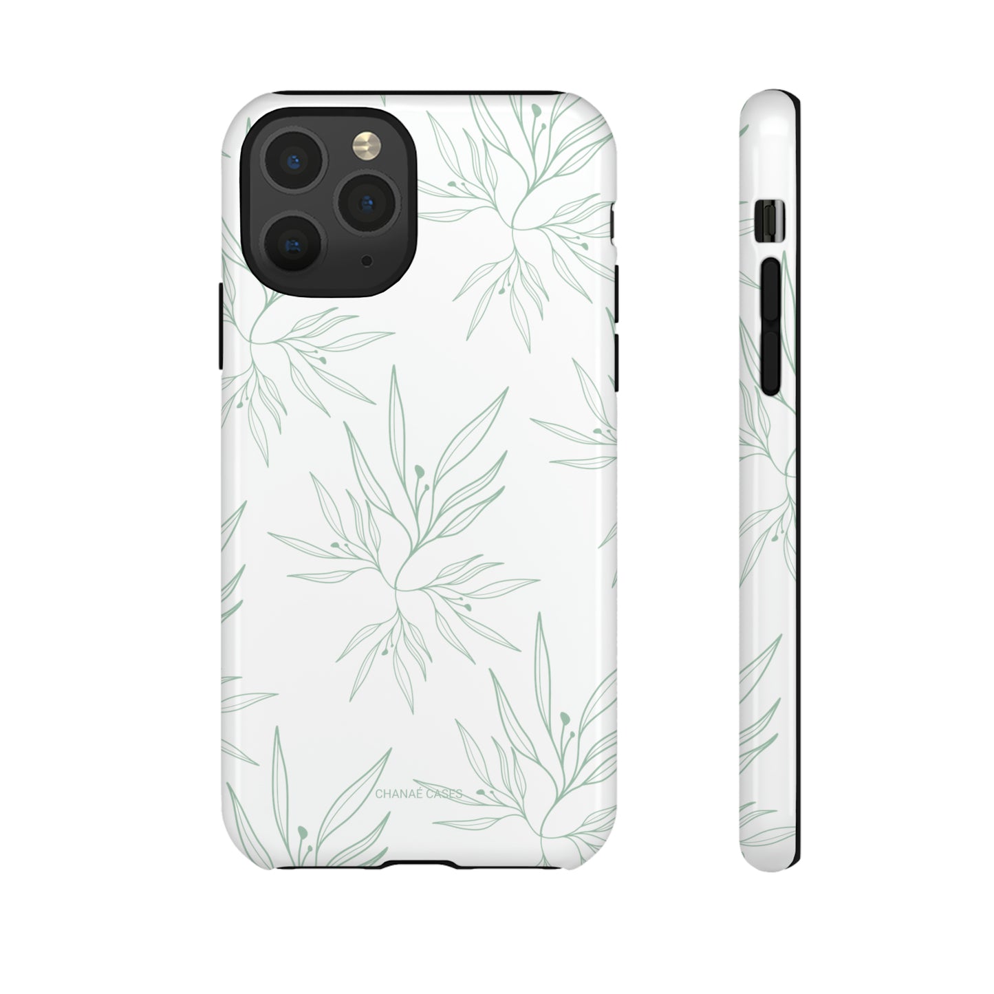 Zinnia iPhone "Tough" Case (White)