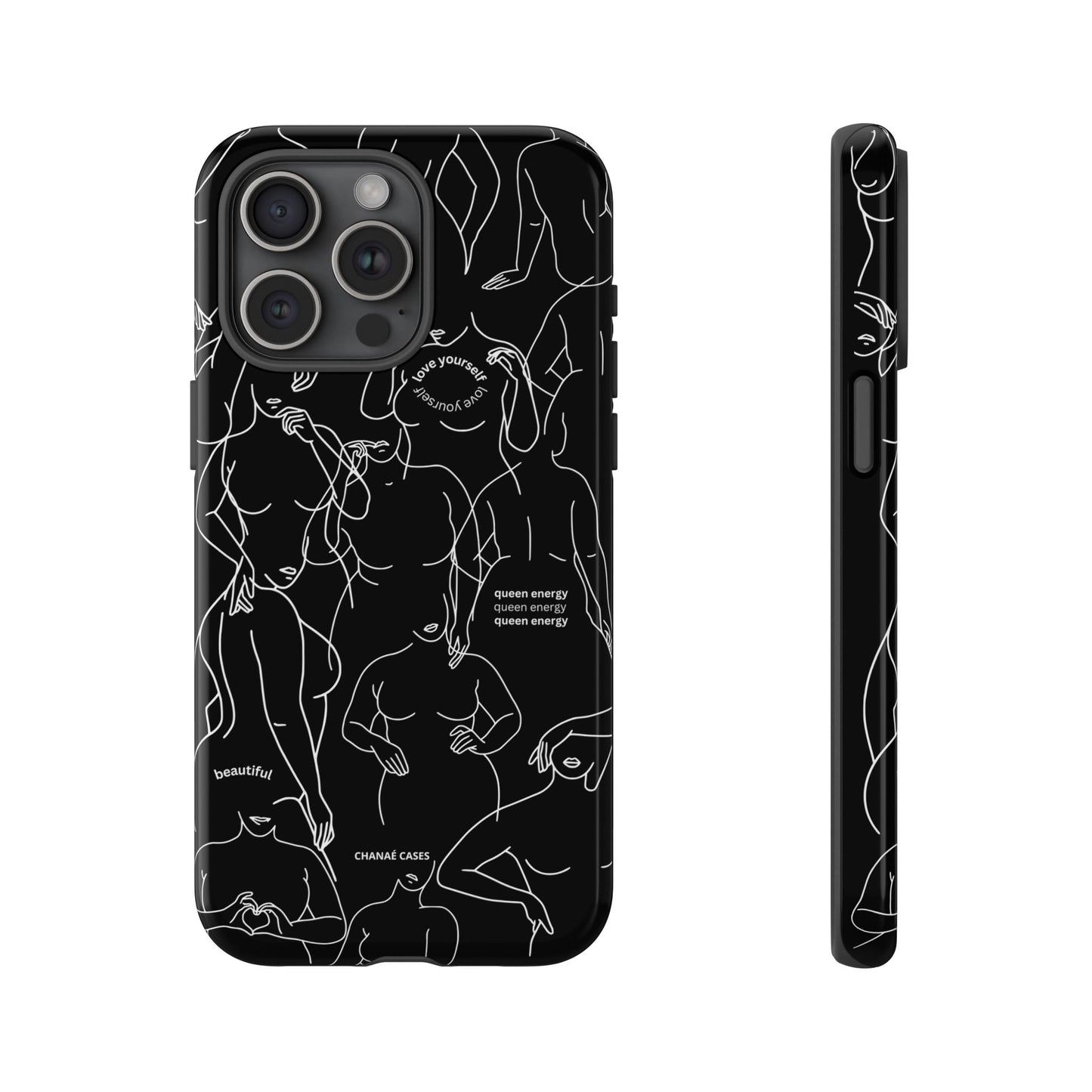 Love Your Body iPhone "Tough" Case (Black)