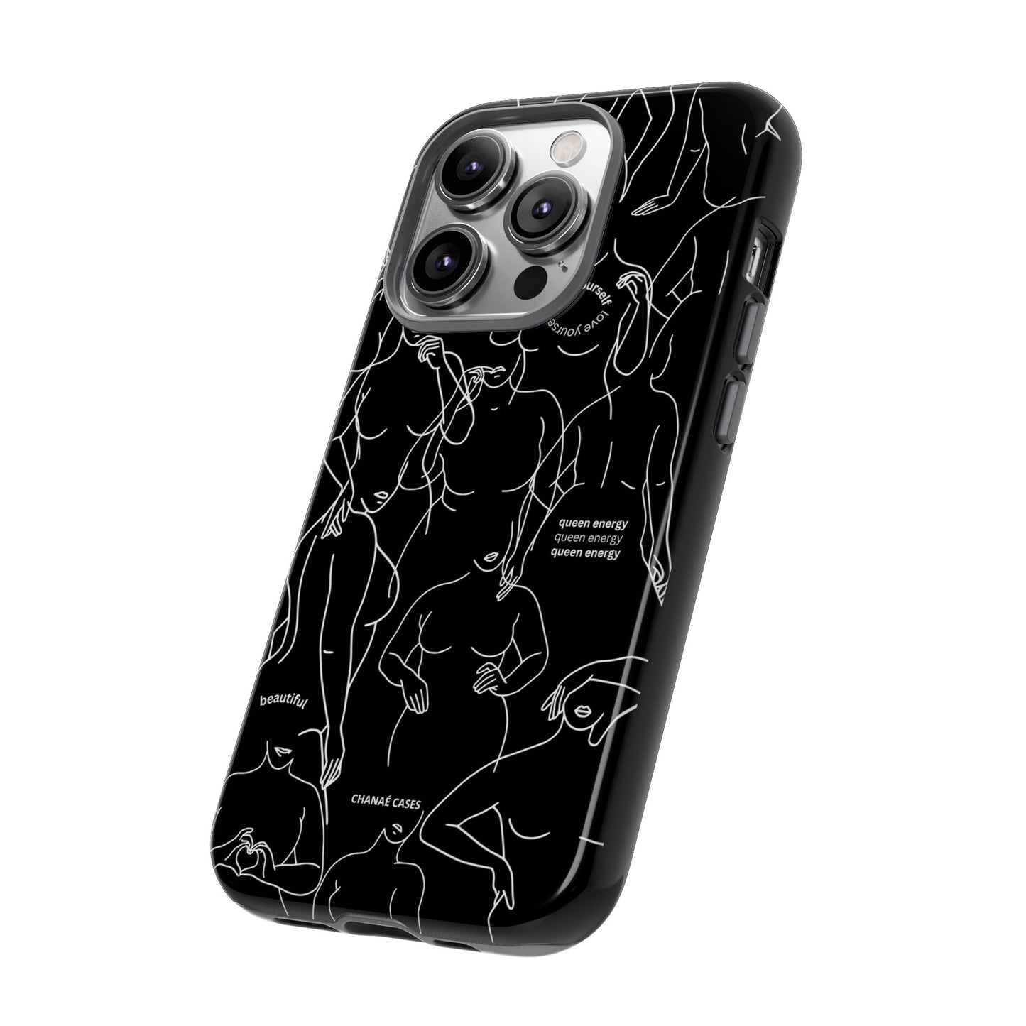 Love Your Body iPhone "Tough" Case (Black)