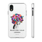 Nurture Your Crown iPhone "Tough" Case (White)