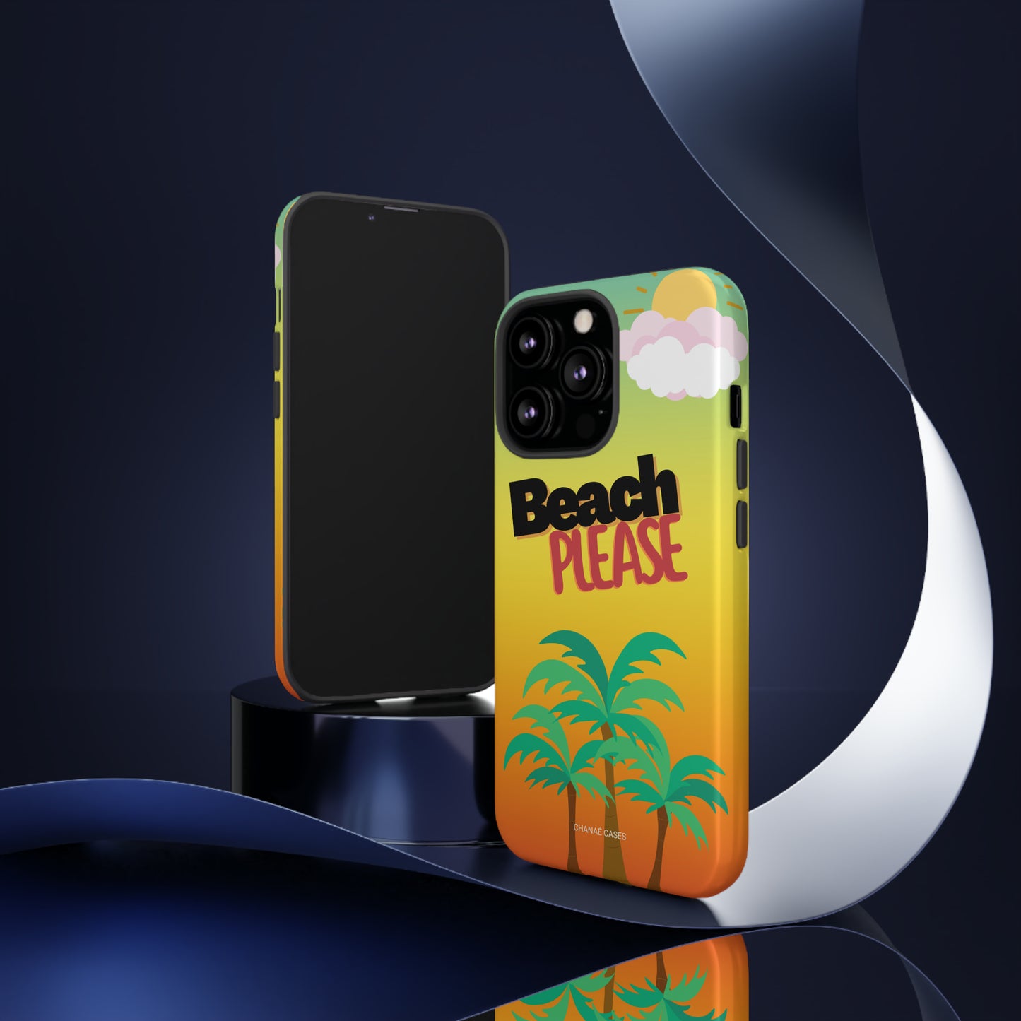 Beach Please iPhone "Tough" Case (Multi)