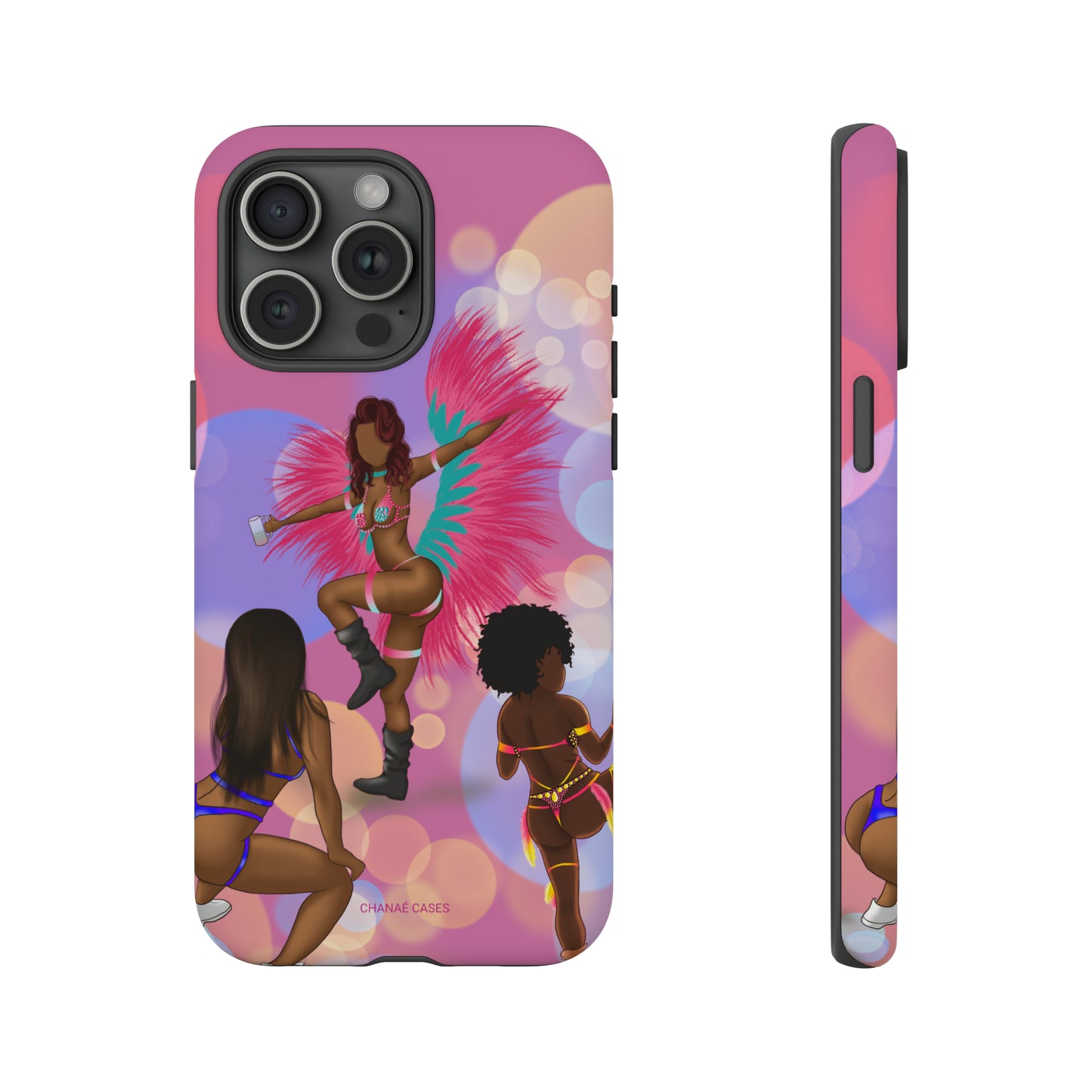 Carnival Queens Only iPhone "Tough" Case (Pink)