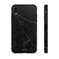 Titan Marble iPhone "Tough" Case (Black)