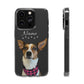 FurBaby (Digital Artwork) + Name Custom iPhone Clear Case