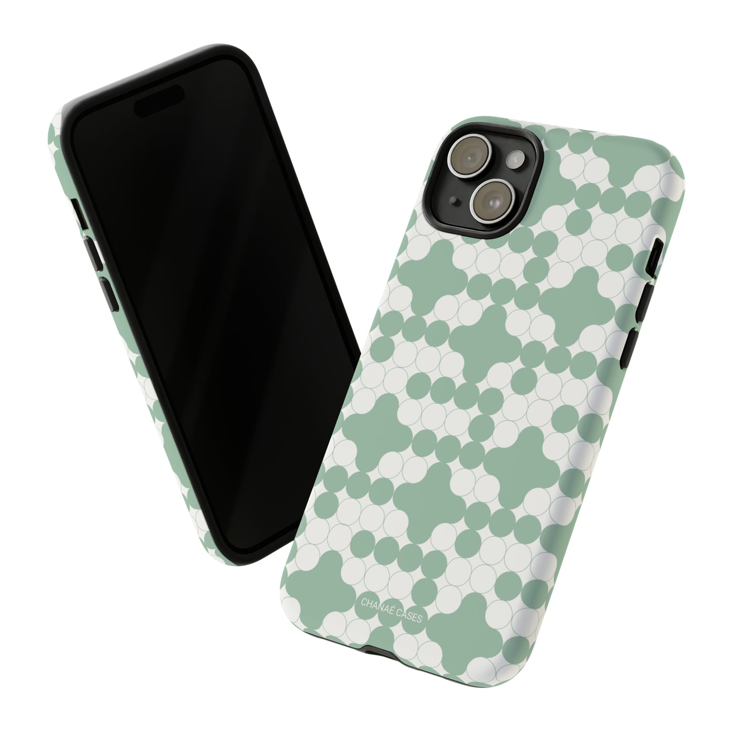 Enzyme iPhone "Tough" Case (Grayed Jade/White)