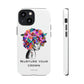 Nurture Your Crown iPhone "Tough" Case (White)