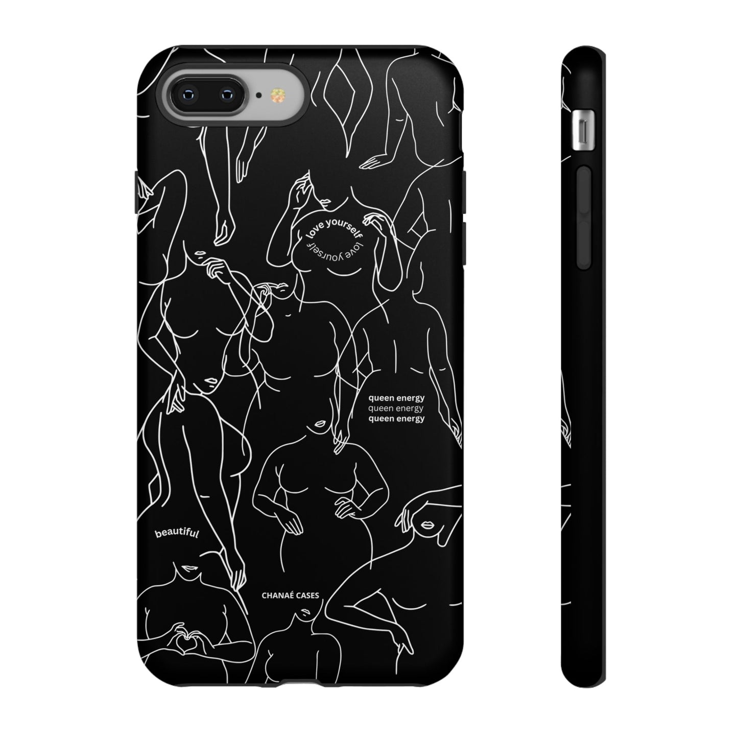 Love Your Body iPhone "Tough" Case (Black)