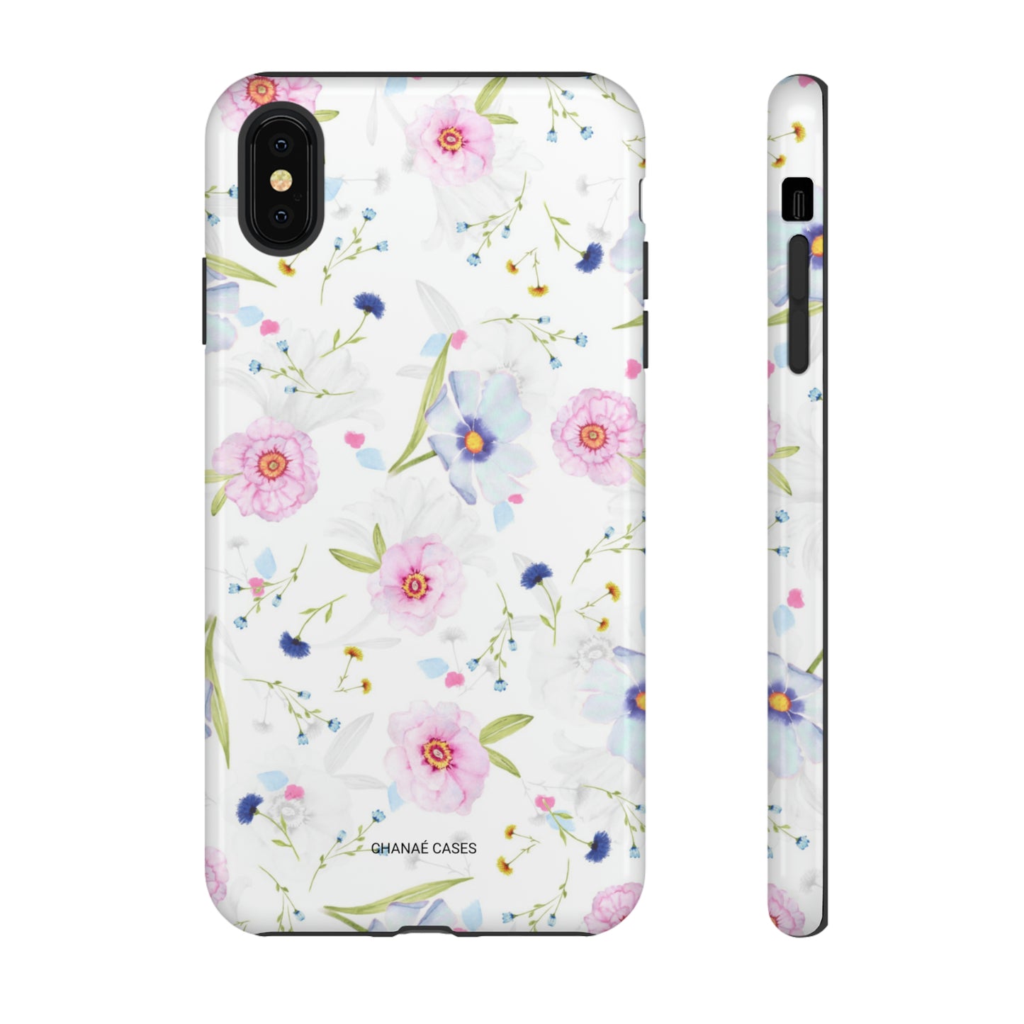 A Flower Obsession iPhone "Tough" Case (White)