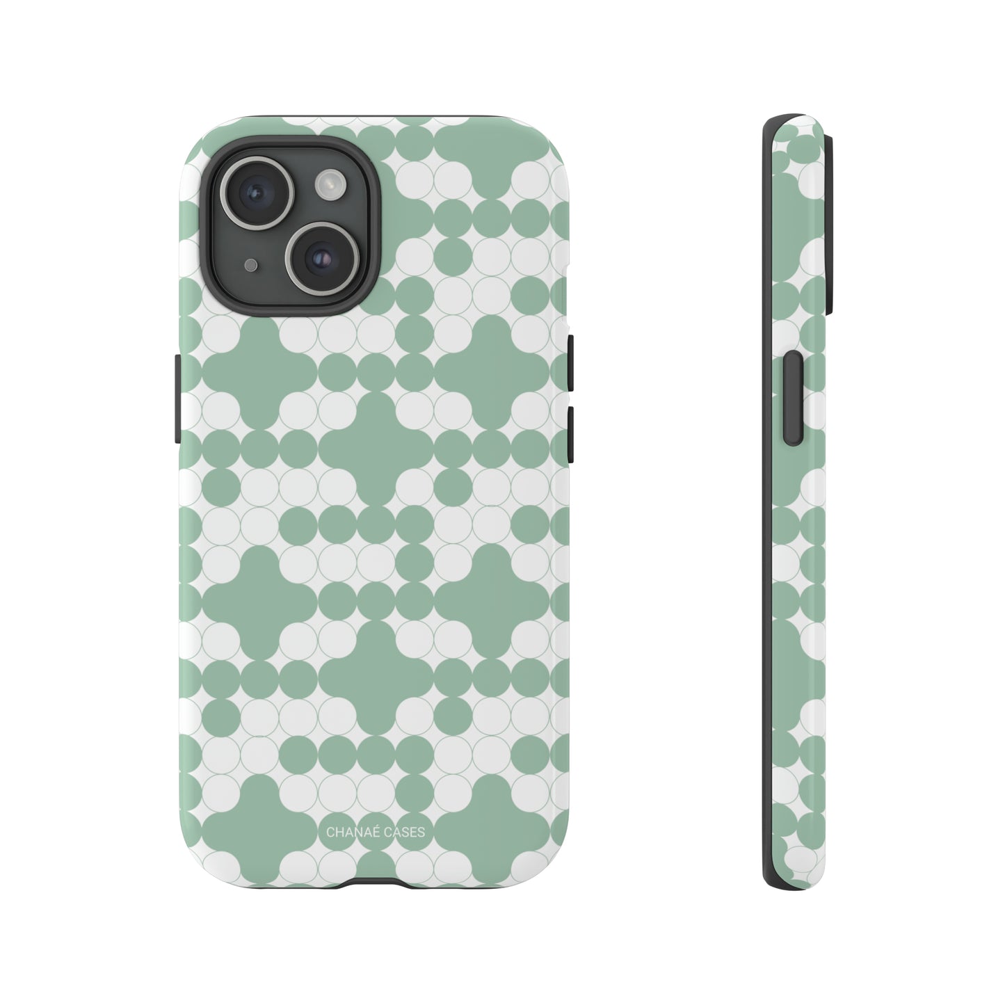 Enzyme iPhone "Tough" Case (Grayed Jade/White)