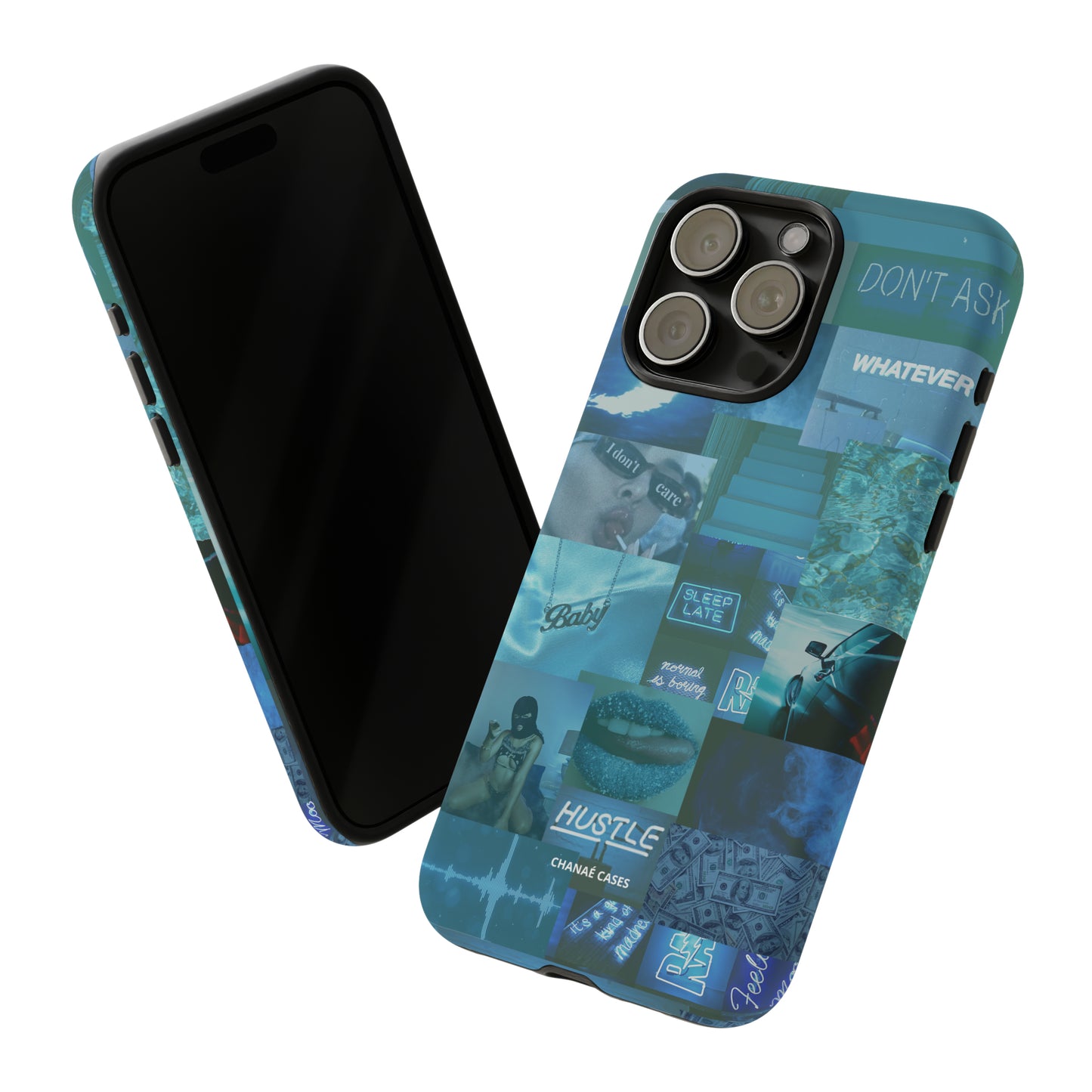 Dayjuh Aesthetic iPhone "Tough" Case (Blue)