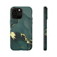 Zio Marble iPhone "Tough" Case (Green/Black)