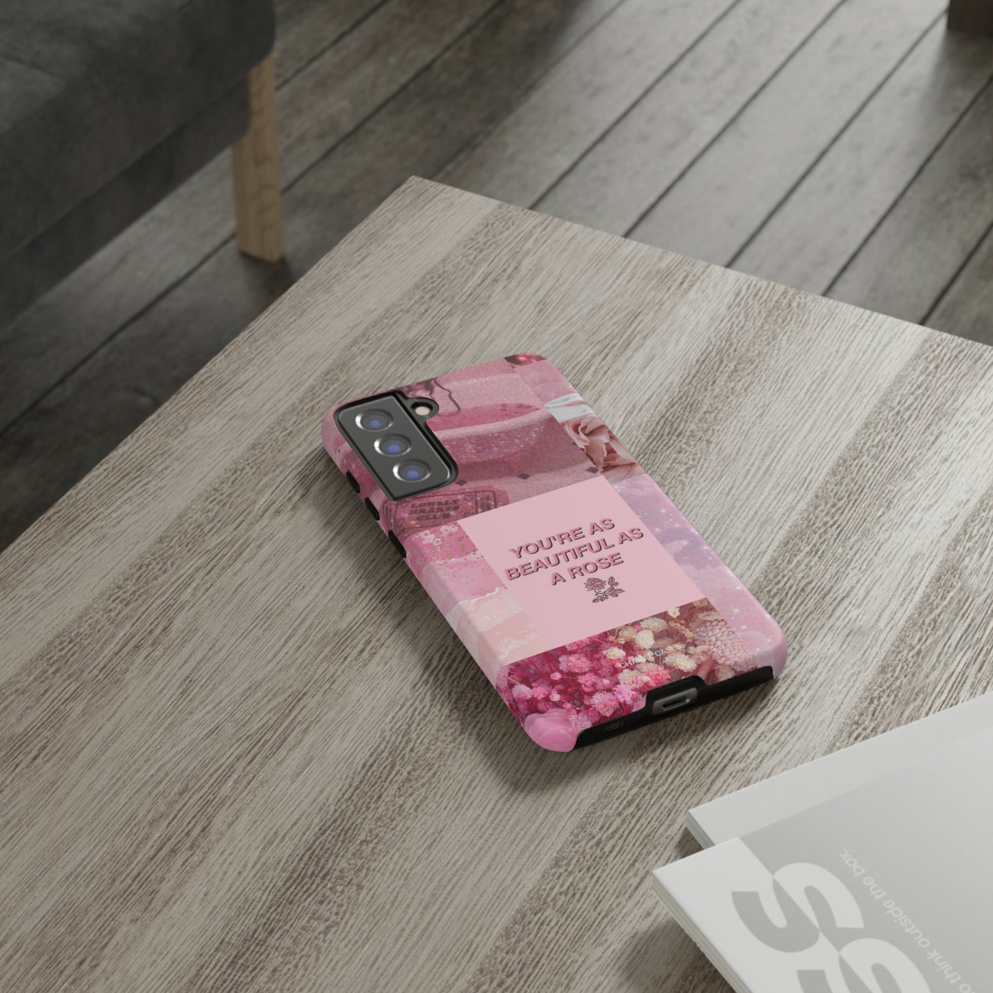 Beautiful Rose Samsung "Tough" Case (Pink)