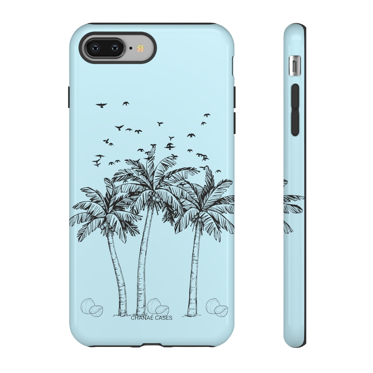 Exotica iPhone "Tough" Case (Light Blue)