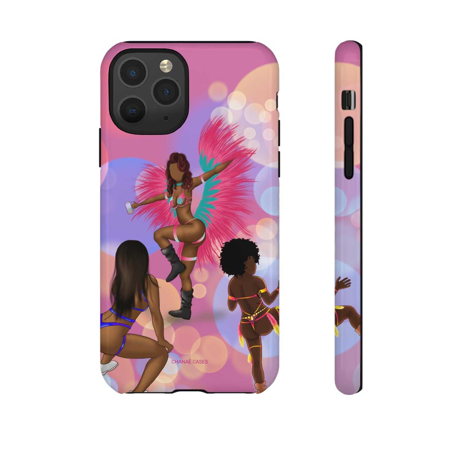 Carnival Queens Only iPhone "Tough" Case (Pink)