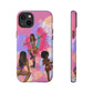 Carnival Queens Only iPhone "Tough" Case (Pink)