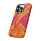Retro Vibes iPhone "Tough" Case (Orange)