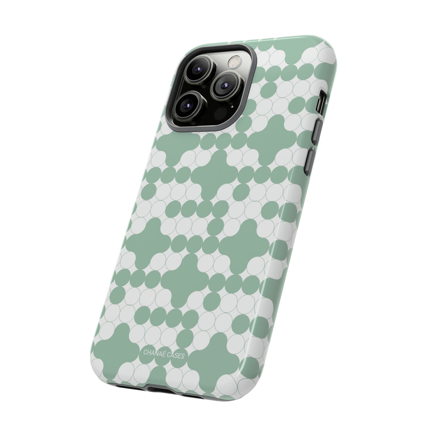 Enzyme iPhone "Tough" Case (Grayed Jade/White)