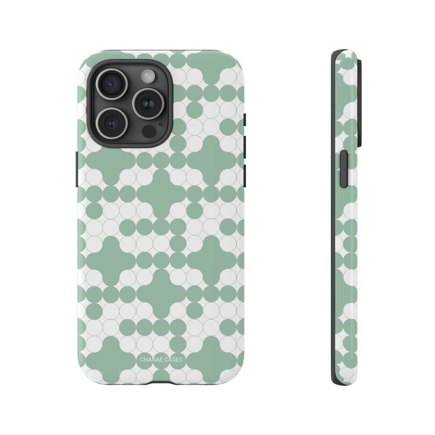 Enzyme iPhone "Tough" Case (Grayed Jade/White)