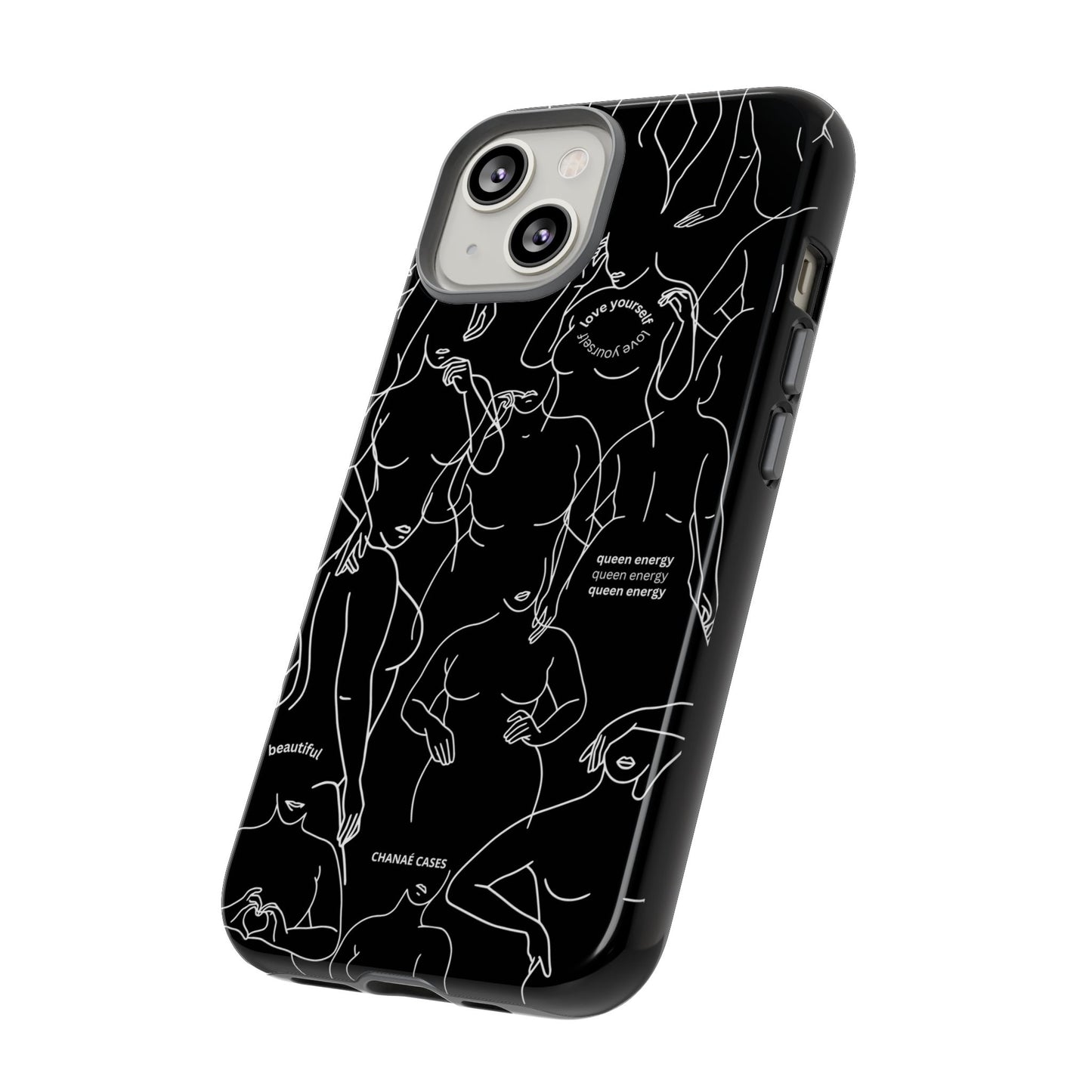 Love Your Body iPhone "Tough" Case (Black)