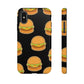 Burger iPhone "Tough" Case (Black)
