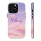 Customisable Barbados Sunset iPhone "Tough" Case (Pink)